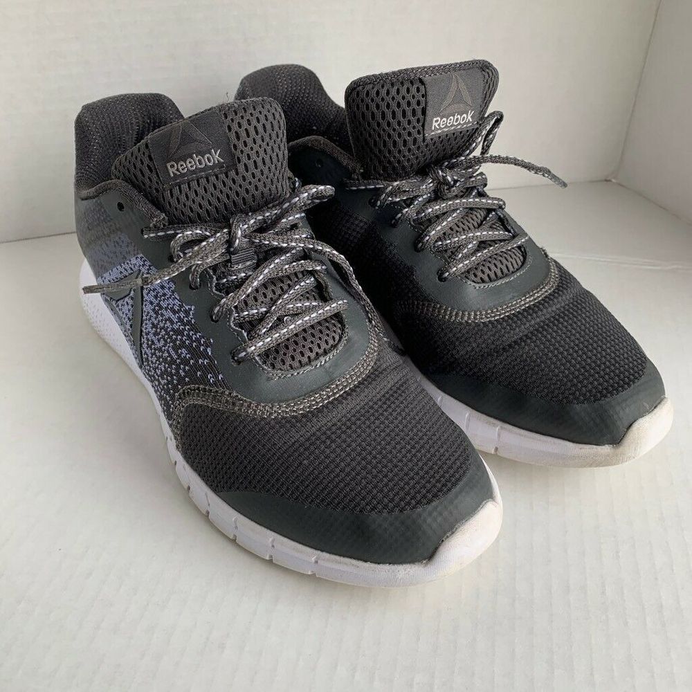 Reebok Mens Instalite Running Shoes Gray Sz 10 - Picture 2 of 6